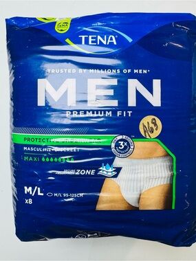 TENA Men Premium Fit Protective Underwear M/L
